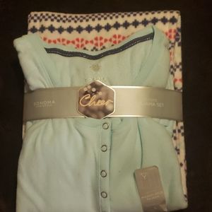 Sonoma 2 piece fleece pajama set
